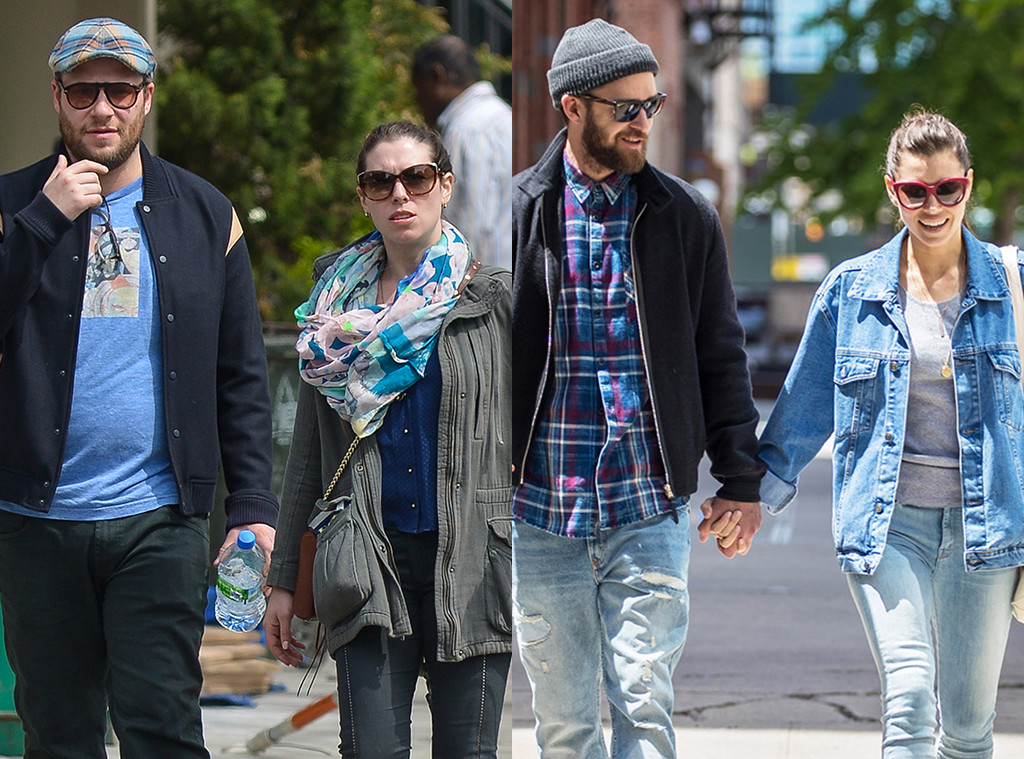 Seth Rogen, Lauren Miller, Justin Timberlake, Jessica Biel Seth Rogen, Lauren Miller, Justin Timberlake, Jessica Biel